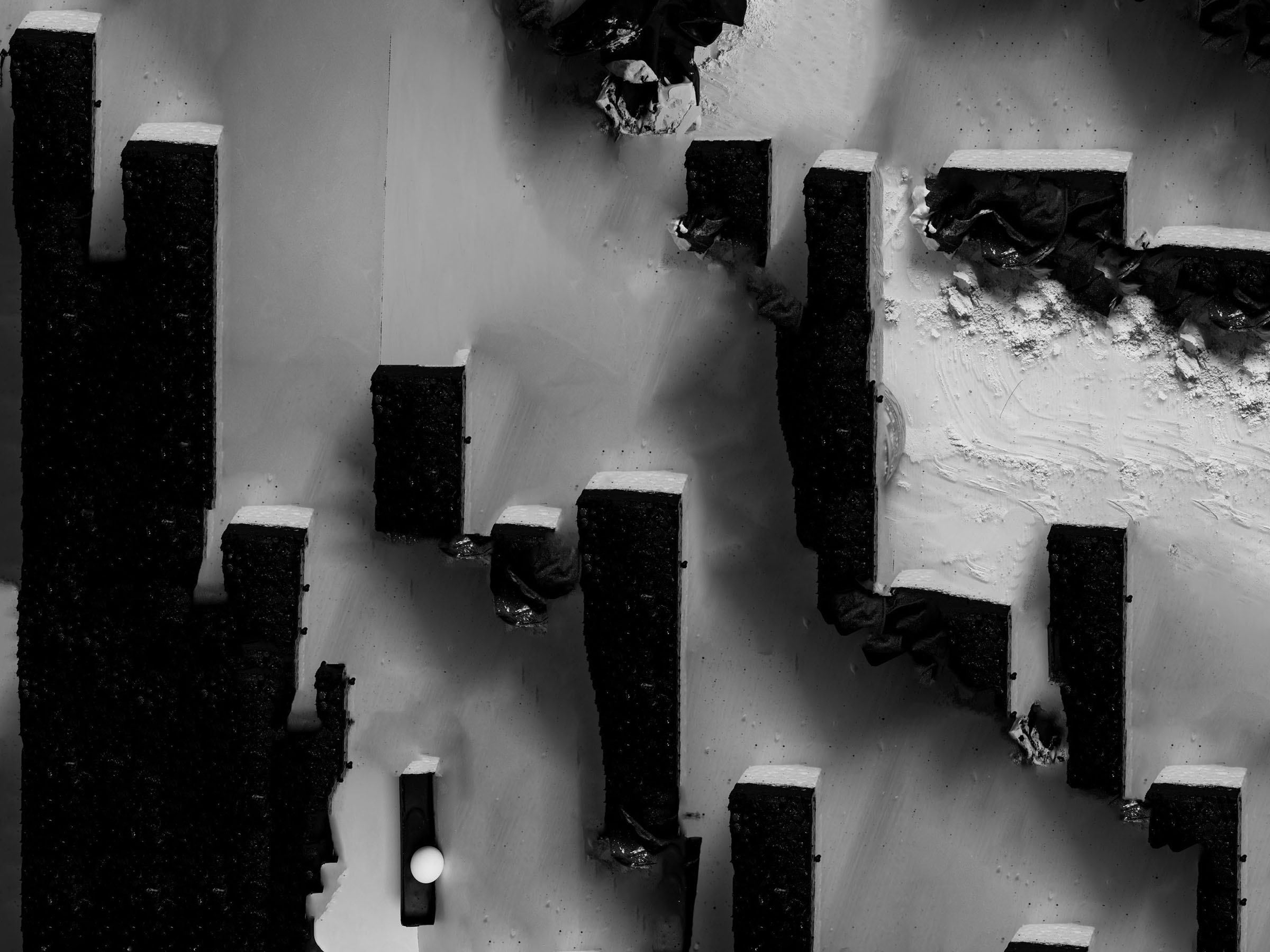 New Dilation II, 2021 · Pigmentdruck auf Hahnemühle Baryta · Acryllack · Aluminiumprofil · 160 × 210 cm